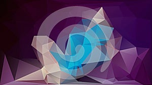 Abstract Shapes Triangles multicoloured Background