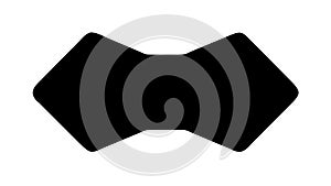 Abstract Sharp Geometric Shape, Bold & Edgy Design Element, vector design Generative AI