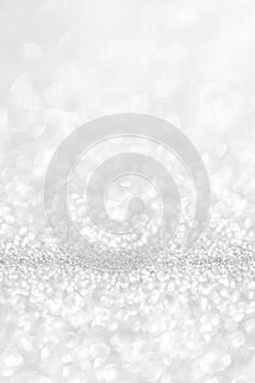 Abstract shining glitters silver background