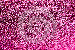Abstract shiny blurred pink background. Textured glittering backdrop