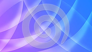 Abstract Shiny Curves in Blurred Blue and Purple Background