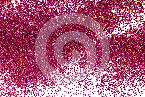 Abstract shiny Pink glitter background