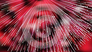 Abstract Shiny Red Black and White Bursting Lines Background