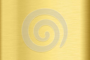 Abstract Shiny smooth foil metal Gold color background Bright vi photo