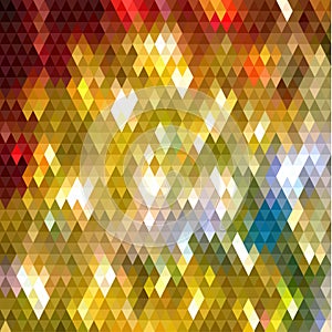Abstract shiny triangular patterned background