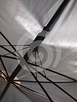 ABSTRACT SHOT OF UMBRELLA FRAME