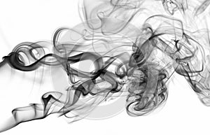 Abstract silky smoke swirl