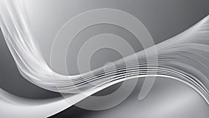 abstract silver background An abstract vector illustration of a white background with smooth wavy lines