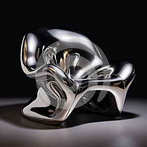 Abstract Silver Chair Inspired By Avicii Music