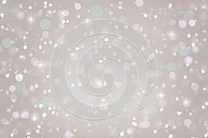 Abstract silver Christmas winter background