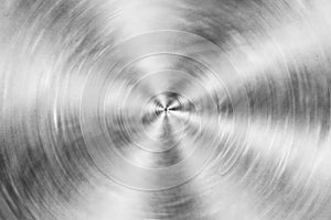 abstract silver color radial metal. gradient gray white texture background. illustration. industrial concept