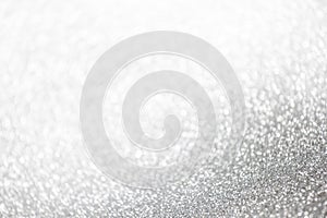 Abstract silver glitter background