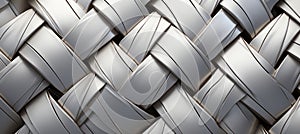 Abstract silver metal texture background design with a sleek and reflective metallic surface