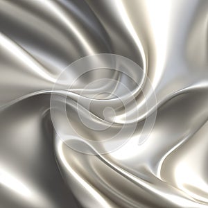 Abstract Silver Surface with Modern Artistic Design