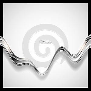 Abstract silver technology background