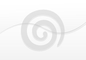 Abstract Grey and White Background with Simple Curves and Layers