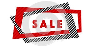 Abstract simple geometry header