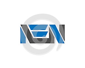 Abstract Simple Letter NEN Logo Design