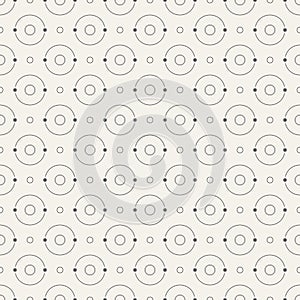 Abstract simple pattern with circles.