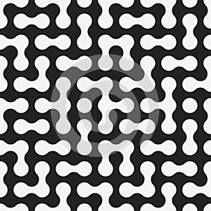 Abstract simple pattern with connected circles