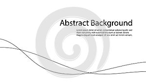 Abstract simple vector background with waves