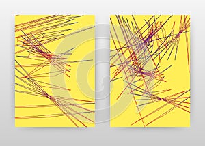 Abstract sketch lines on yellow design for annual report, brochure, flyer, leaflet, poster. Sketched lines on yellow background.