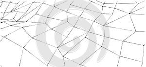 Abstract sketchy outline black and white background for web site, banner or brochure design.