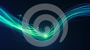 Abstract Slow Motion Swirling Strings Particles Background Loop