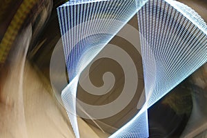 Abstract slow shutter lights closeup