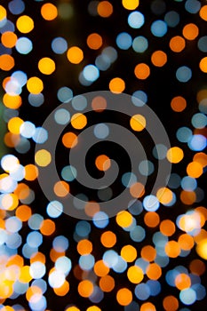 Abstract small circular bokeh background of Christmaslight,abstract background.