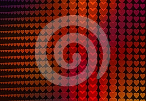 Abstract small hearts background