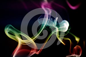 Abstract smoke art