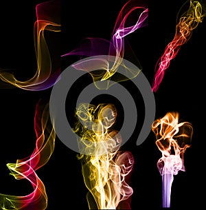 Abstract smoke series