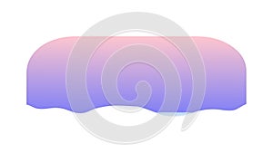 Abstract Smooth Gradient Blob Shape, vector design Generative AI