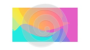 Abstract Smooth Gradient Shapes Organic Background, vector design Generative AI