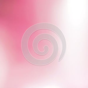 Abstract smooth pink, white gradient background and texture