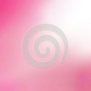 Abstract smooth pink, white gradient background and texture