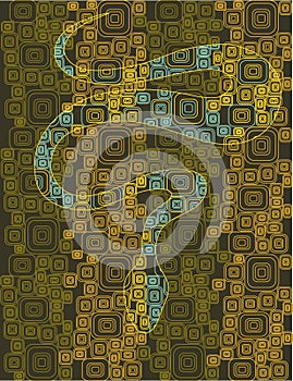 Abstract snake