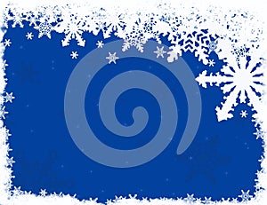 Abstract snow background