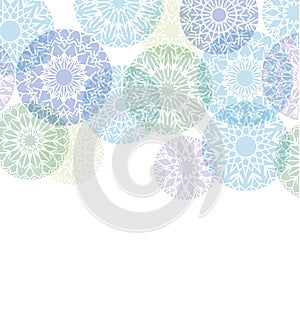 Abstract snowflakes background. vector illustration