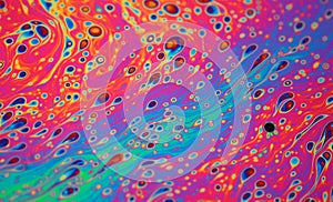 abstract soap bubble art