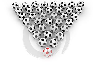 Abstract soccer background