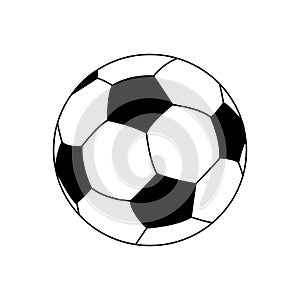 Abstract soccer ball