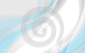 Abstract soft background with blue wave. Vector illustration