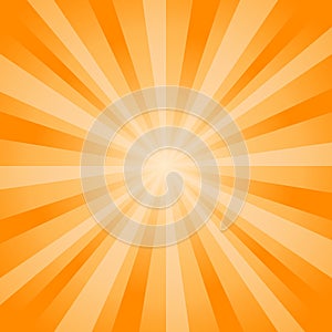 Abstract soft bright Orange rays background. Vector EPS 10 cmyk