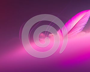 Abstract soft focus of pink lighting softness feather background 2 AI Generated