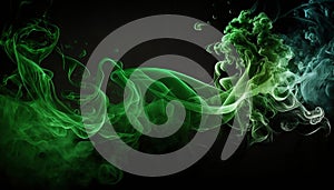 An Abstract Soft and Smoothened Colorful Multicolor Smoke Mist Background Wallpaper, photo