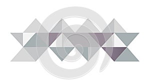 Abstract Soft Triangles: Subtle Geometric Modern Pattern, vector design Generative AI