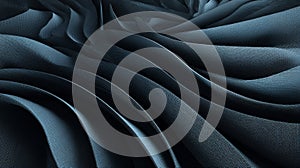 Abstract Soft Waves: Textured Blue Fabric Background for Modern Design