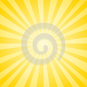 Abstract soft Yellow rays background. Vector EPS 10, cmyk